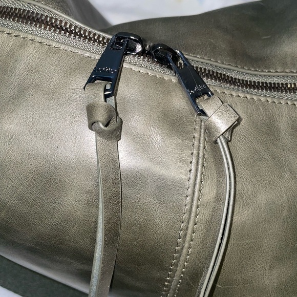 BOTKIER Leather Samantha Hobo Shoulder Bag in Army green - Picture 5 of 11